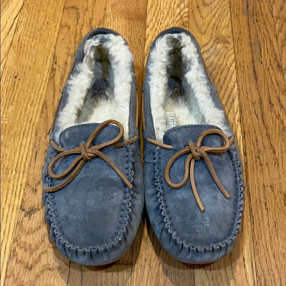 grey ugg loafers